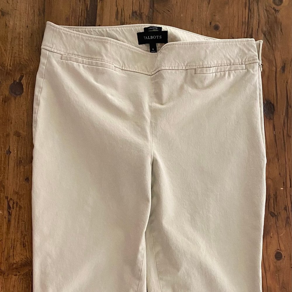 Talbots Tan womens pants, size 6
